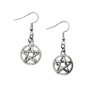 Handmade Pentacle Earrings [Small]